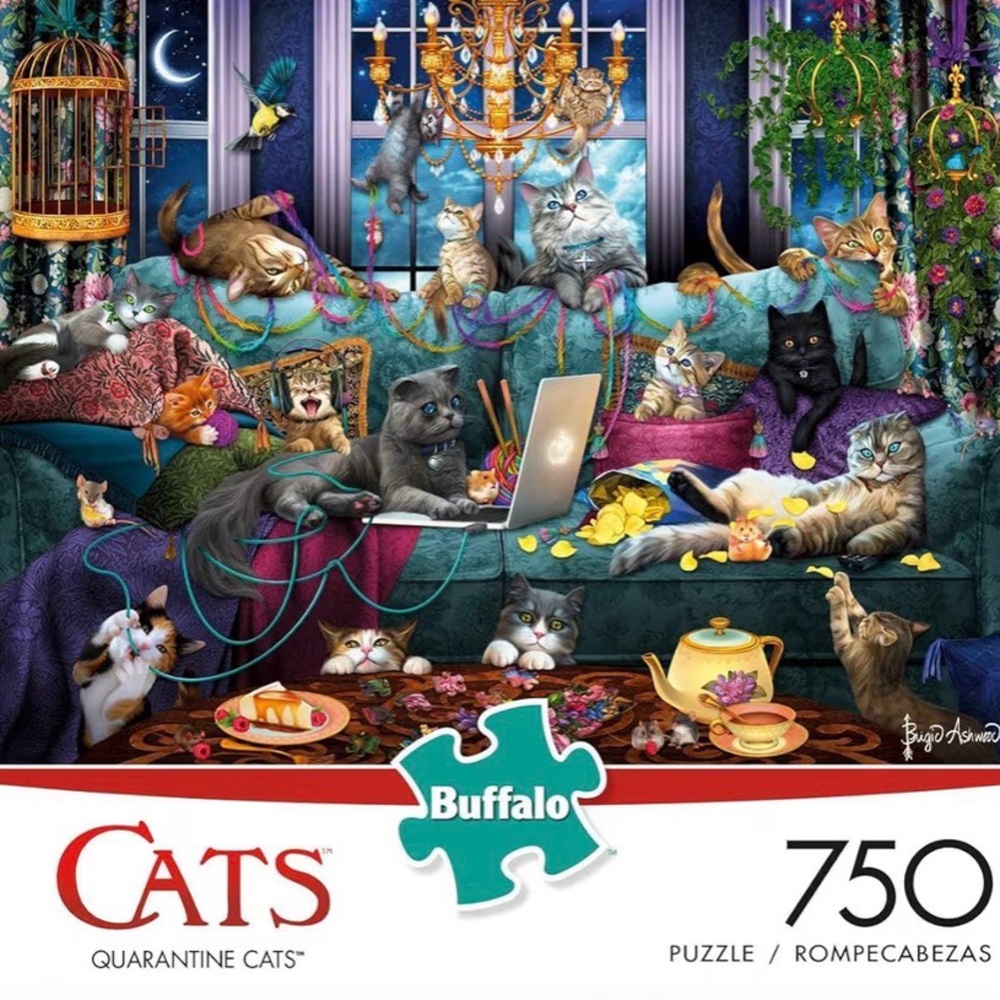 Buffalo Quarantine Cats Puzzle - 750 pieces